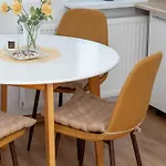 Cozy With A View Of The Forest And The Sea In By Renters Apartment Gdynia
