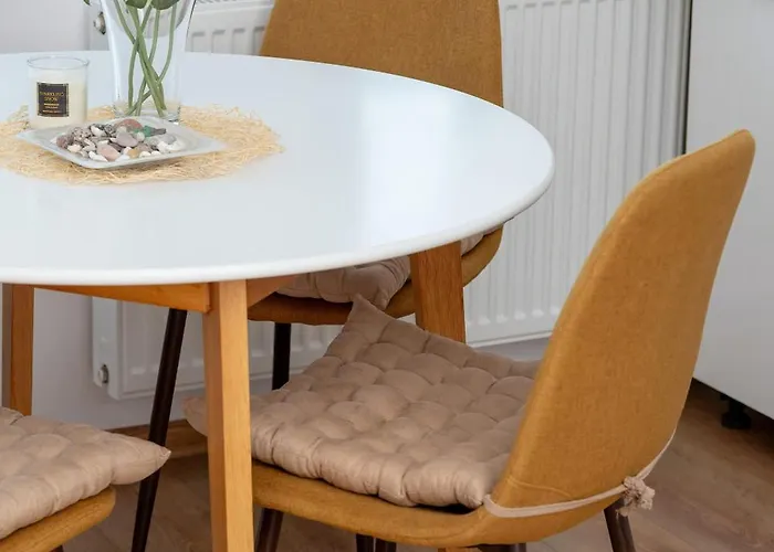 Cozy With A View Of The Forest And The Sea In By Renters Apartment Gdynia